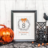 Halloween Wreath Print - Hypolita Co.