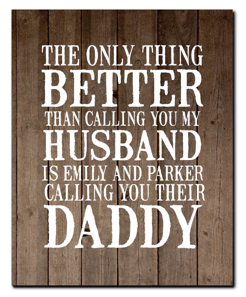 Husband and Daddy Print - Hypolita Co.