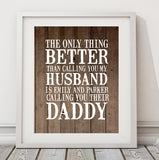 Husband and Daddy Print - Hypolita Co.