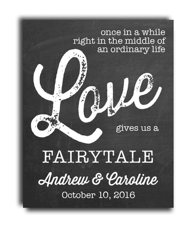 Love Gives us a Fairytale Print - Hypolita Co.