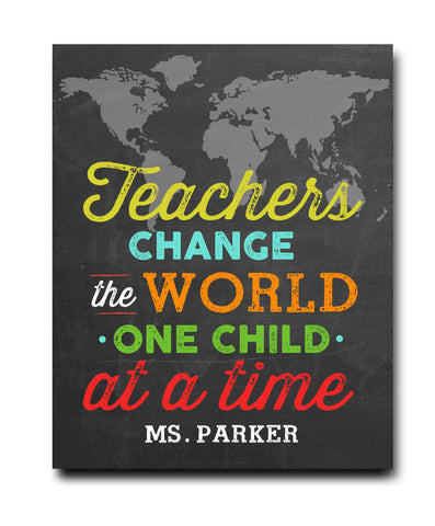 Teacher Change the World - Hypolita Co.
