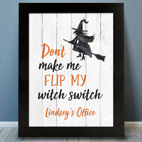 Witch Switch Halloween Print - Hypolita Co.