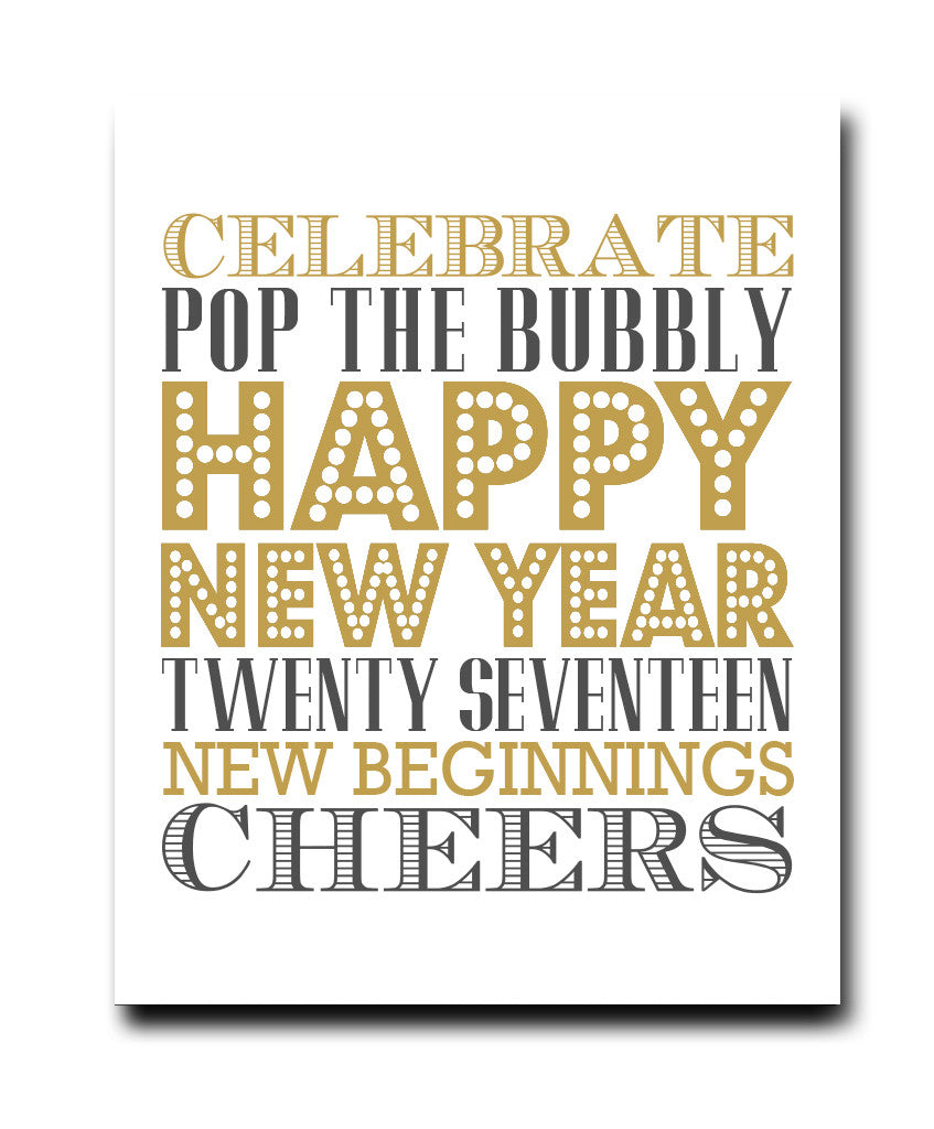 New Year's Print - Hypolita Co.