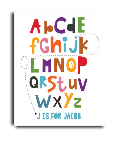 Alphabet Arrow Print - Hypolita Co.