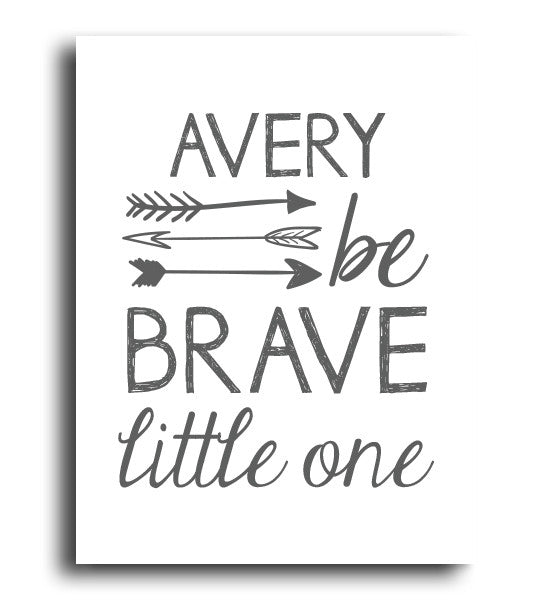 Be Brave Little One Print - Hypolita Co.