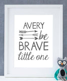 Be Brave Little One Print - Hypolita Co.