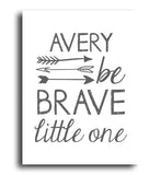 Be Brave Little One Print - Hypolita Co.