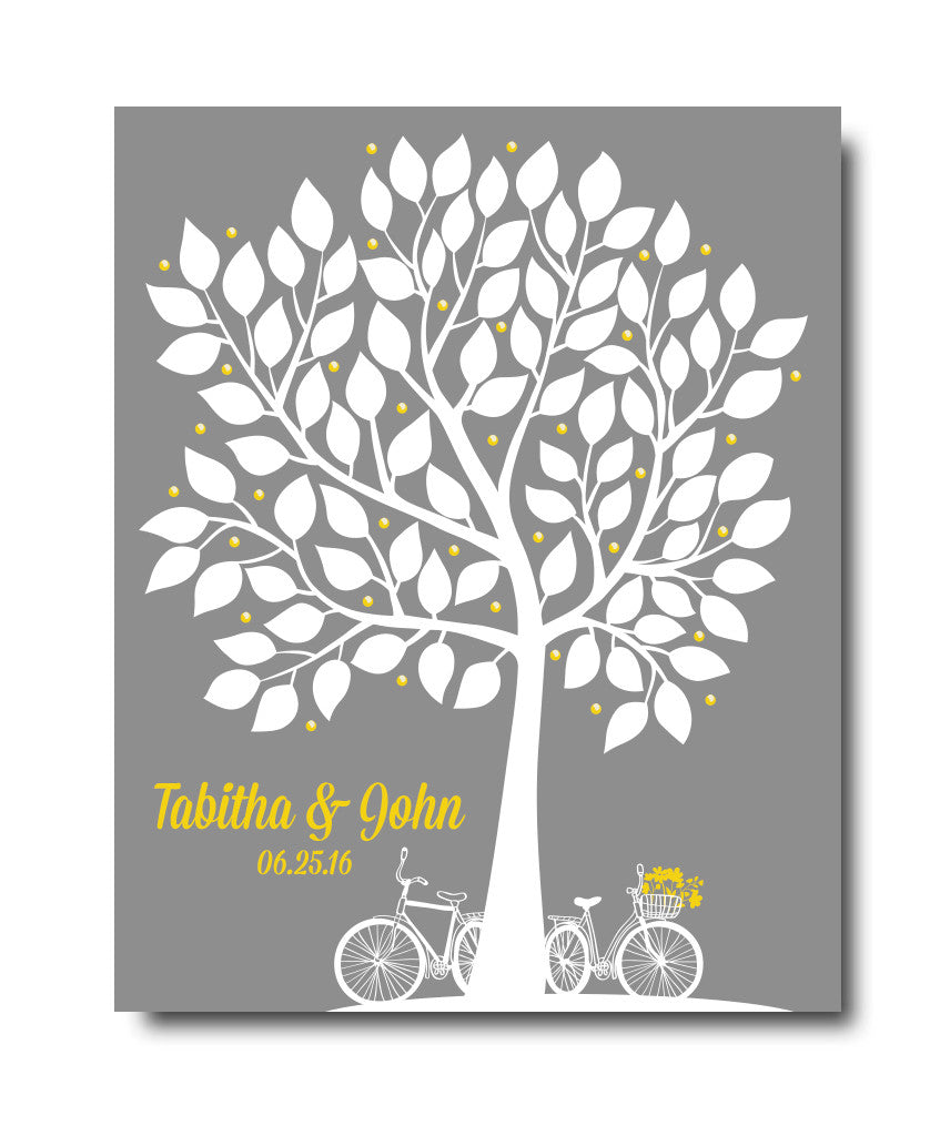 Tree Wedding Guestbook Print - Hypolita Co.