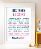 Brothers & Sister Print - Hypolita Co.