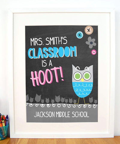 Hoot Teacher Print - Hypolita Co.