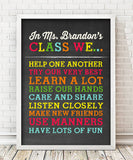 Classroom Rules Print - Hypolita Co.