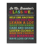 Classroom Rules Print - Hypolita Co.