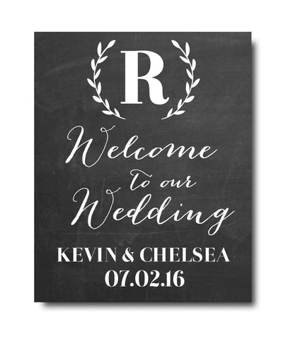 Wedding Welcome Print - Hypolita Co.