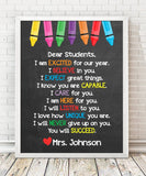 Teacher Promise Print - Hypolita Co.