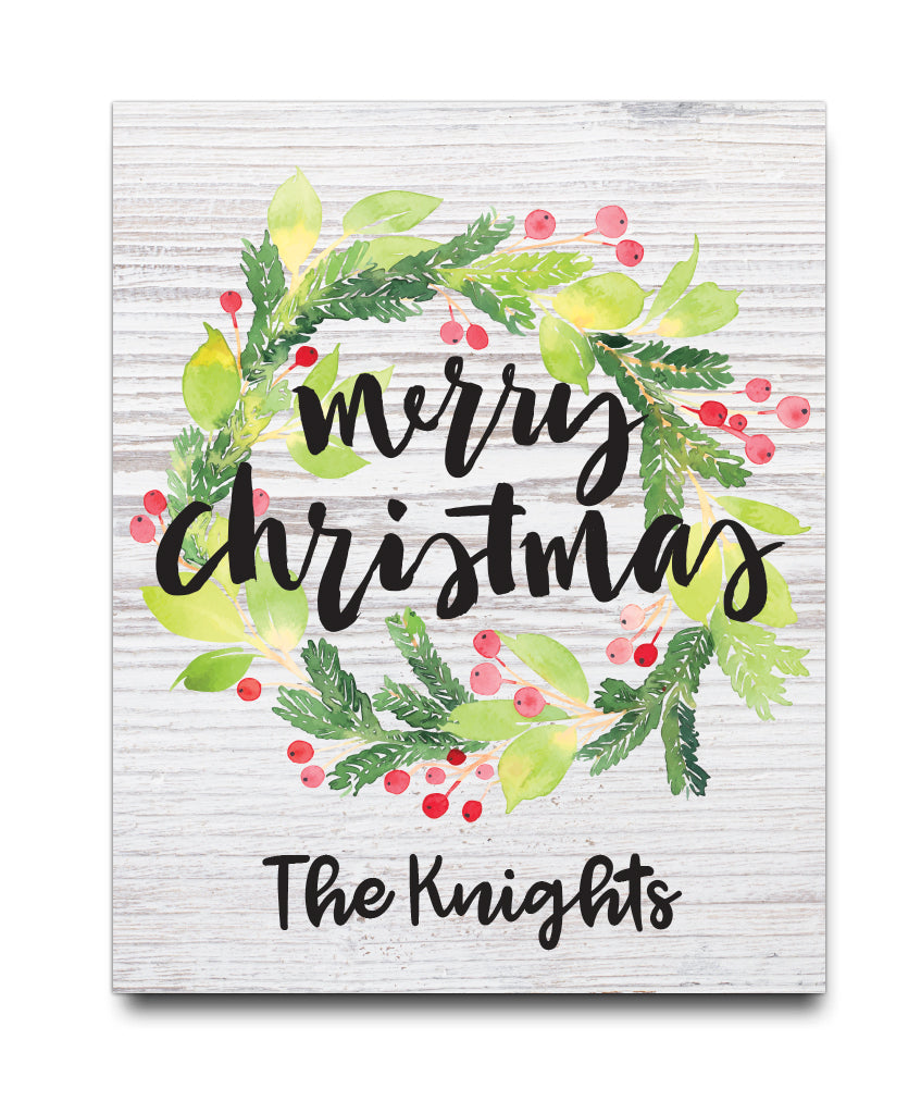 Christmas Wreath Print - Hypolita Co.
