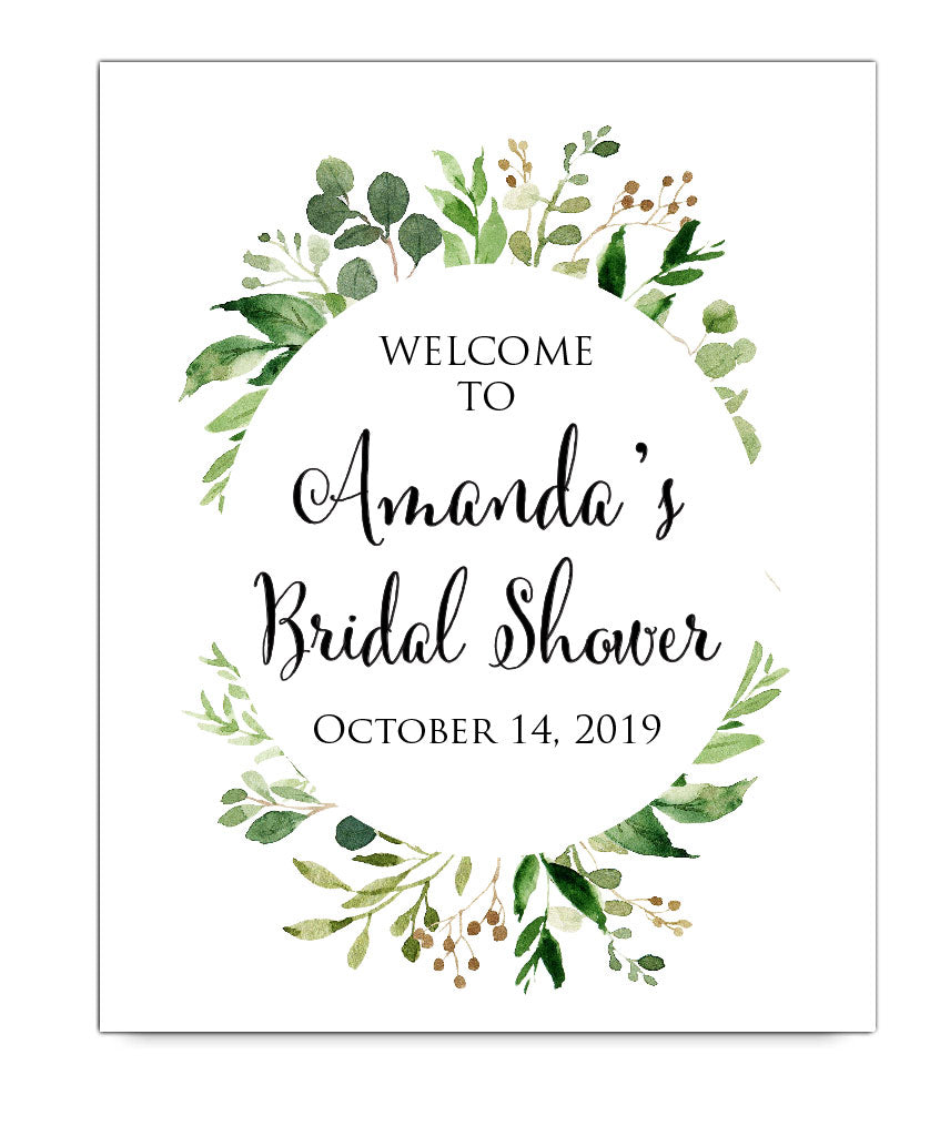 Bridal Shower Welcome Print - Hypolita Co.