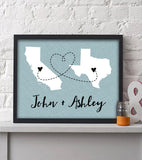 Two State Couple Print - Hypolita Co.