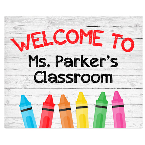 Classroom Welcome Print - Hypolita Co.