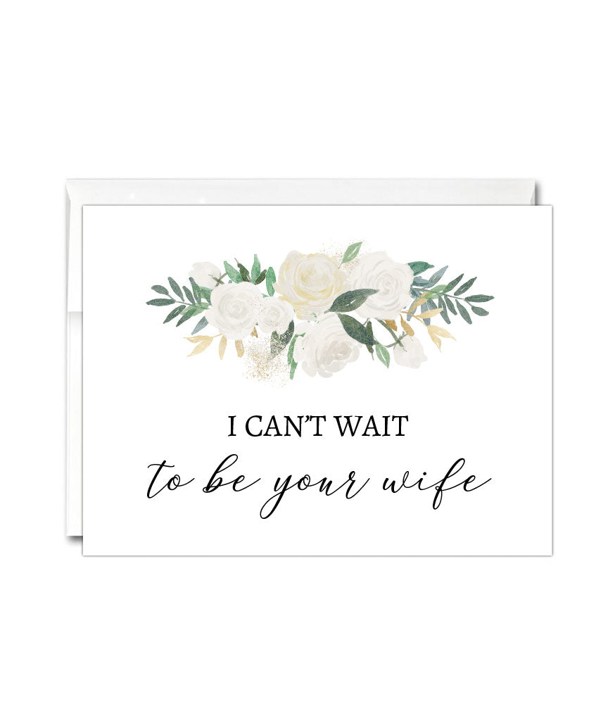 Can't Wait to Be Your Wife Card - Hypolita Co.