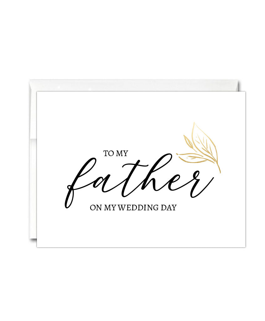 Father Wedding Thank You Card - Hypolita Co.