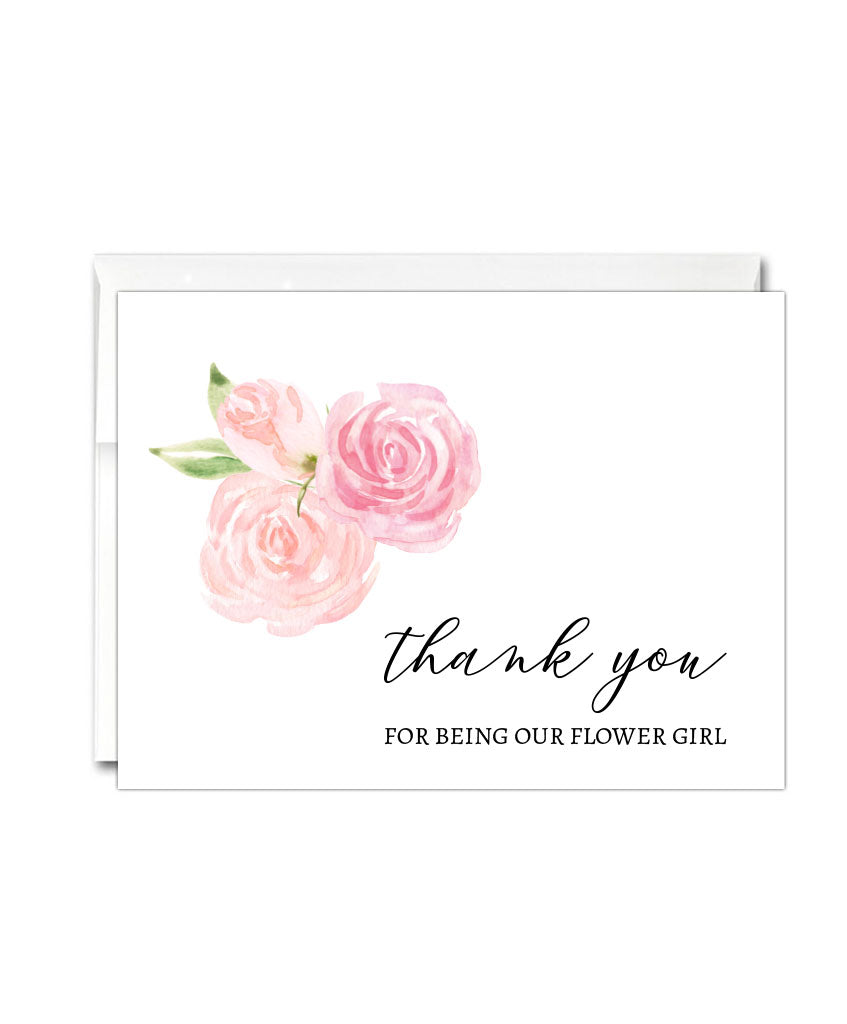Flower Girl Thank You Card - Hypolita Co.
