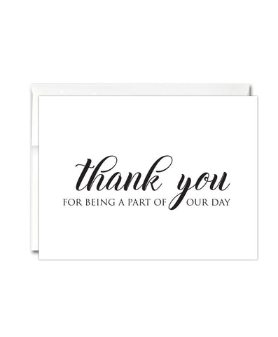 Wedding Thank You Card - Hypolita Co.