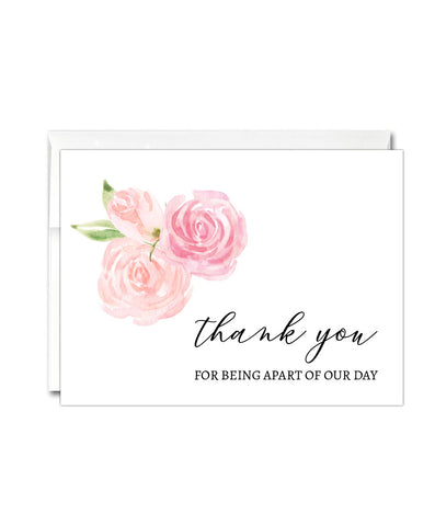 Wedding Thank You Card - Hypolita Co.