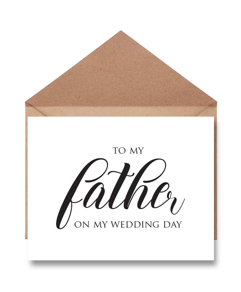 Father Wedding Thank You Card - Hypolita Co.