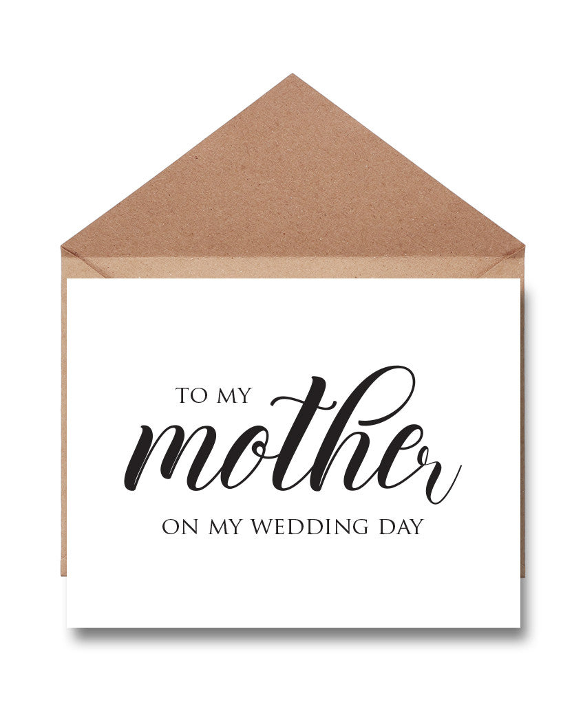 Mother Wedding Thank You Card - Hypolita Co.