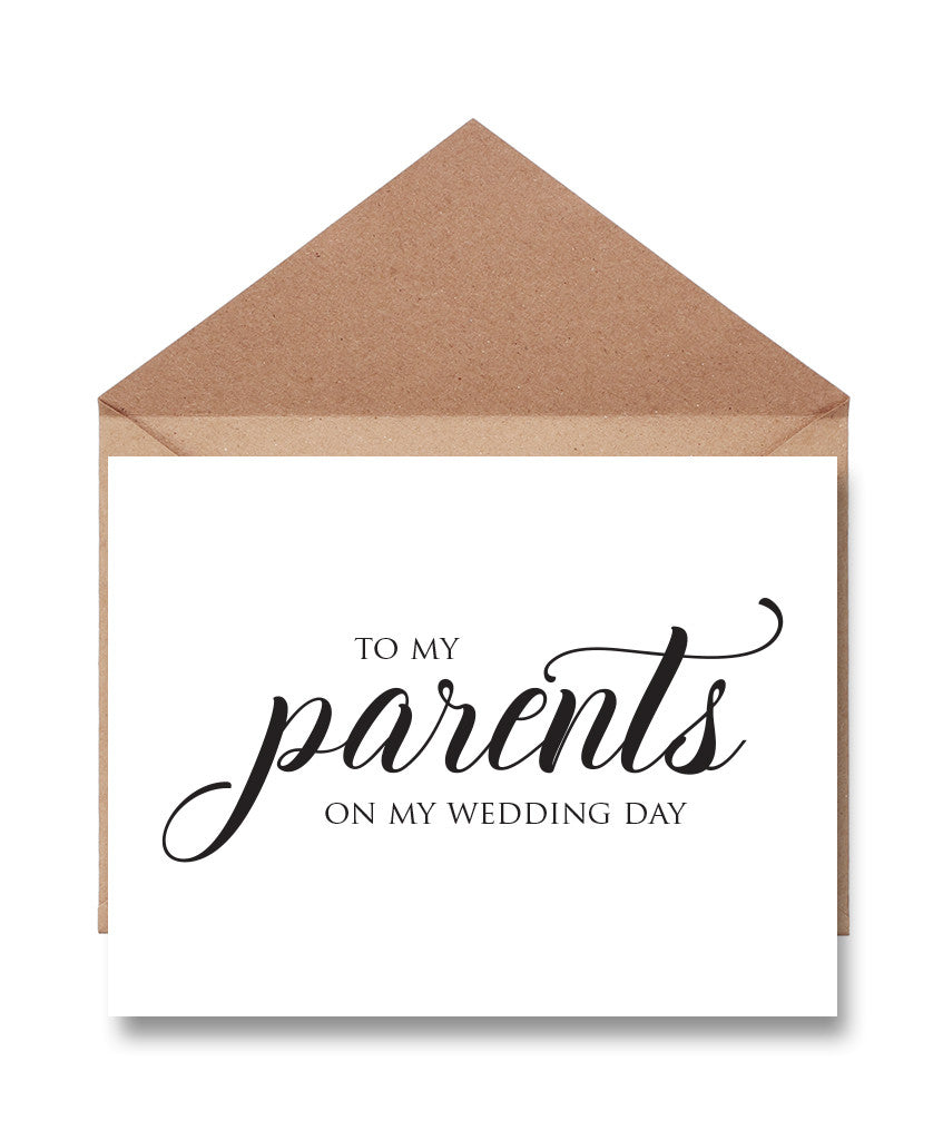 Parents Wedding Thank You Card - Hypolita Co.