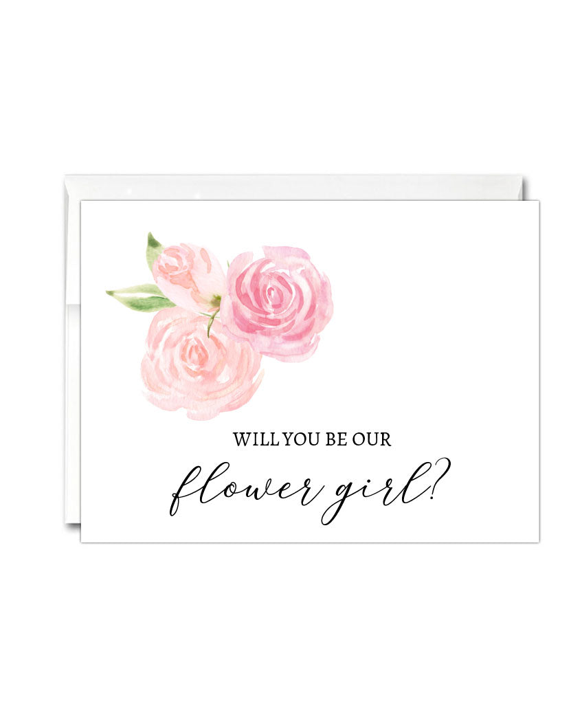 Will You Be Our Flower Girl Card - Hypolita Co.