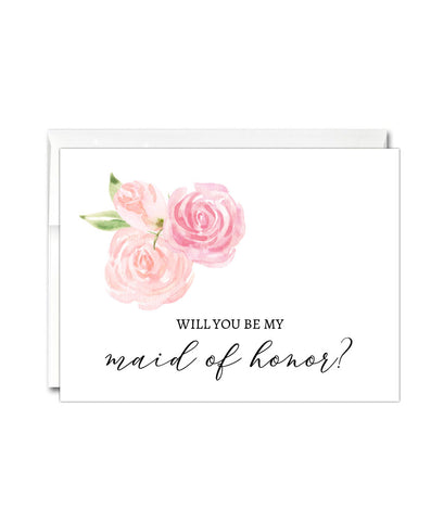 Will You Be My Maid of Honor Card - Hypolita Co.