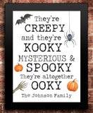 Creepy & Kooky Halloween Print - Hypolita Co.