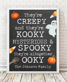 Creepy & Kooky Halloween Print - Hypolita Co.