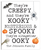 Creepy & Kooky Halloween Print - Hypolita Co.