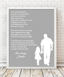 Daddy Daughter Poem Print - Hypolita Co.
