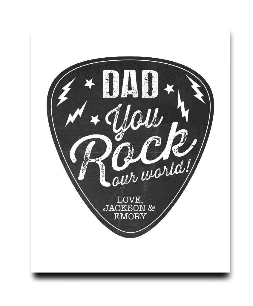 You Rock Dad Print - Hypolita Co.