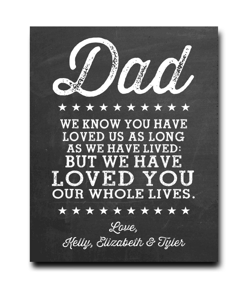 Love You Dad Print - Hypolita Co.