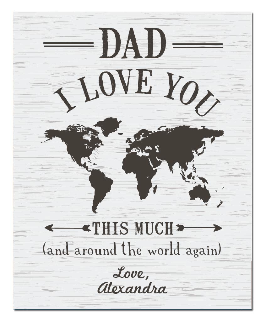 Dad I Love You Print - Hypolita Co.