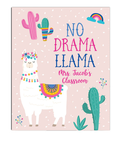 Llama Teacher Print - Hypolita Co.