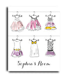 Dress Collage Print - Hypolita Co.