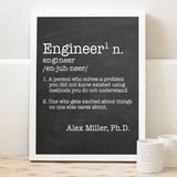 Engineer Definition Print - Hypolita Co.
