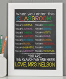 Enter Classroom Print - Hypolita Co.