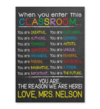 Enter Classroom Print - Hypolita Co.