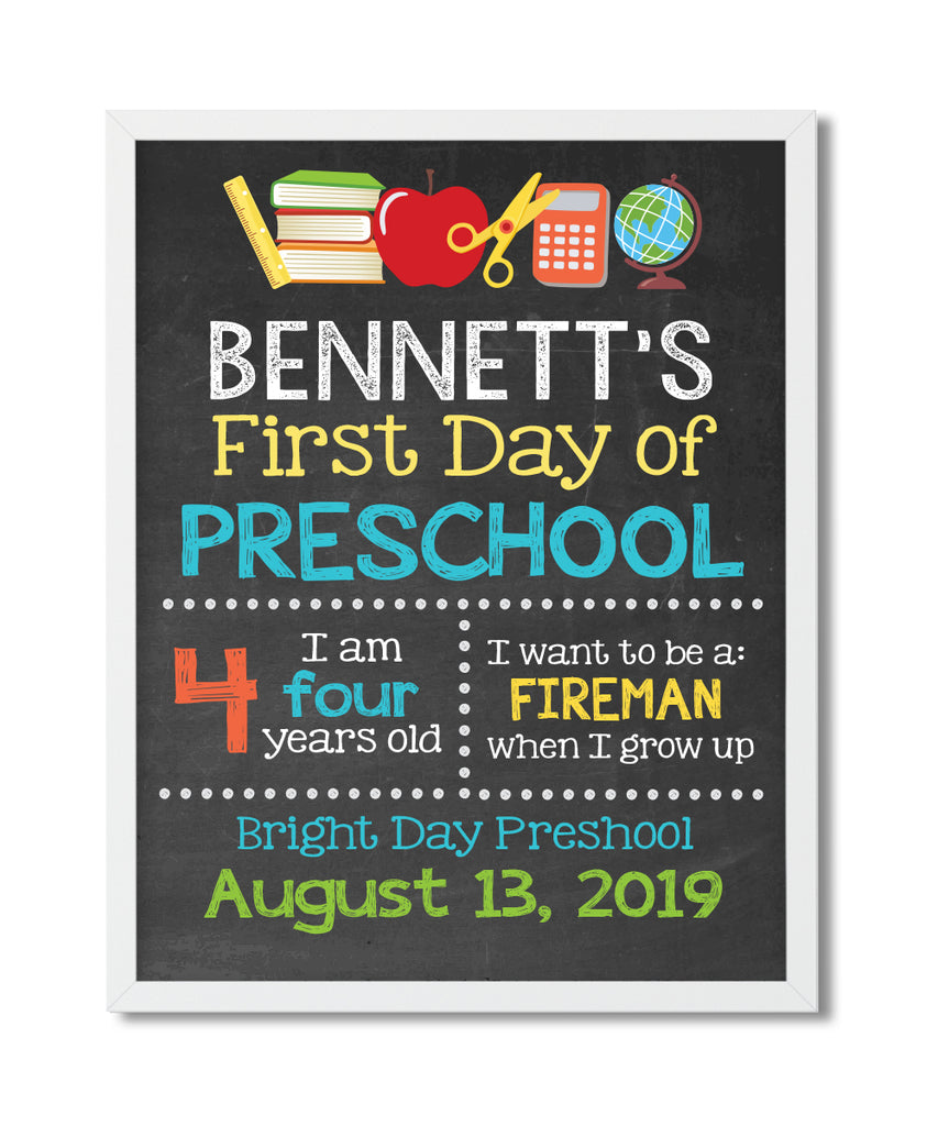 First Day of School Digital File - Hypolita Co.