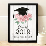 Floral Graduation Print - Hypolita Co.