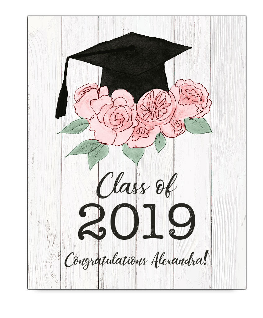 Floral Graduation Print - Hypolita Co.