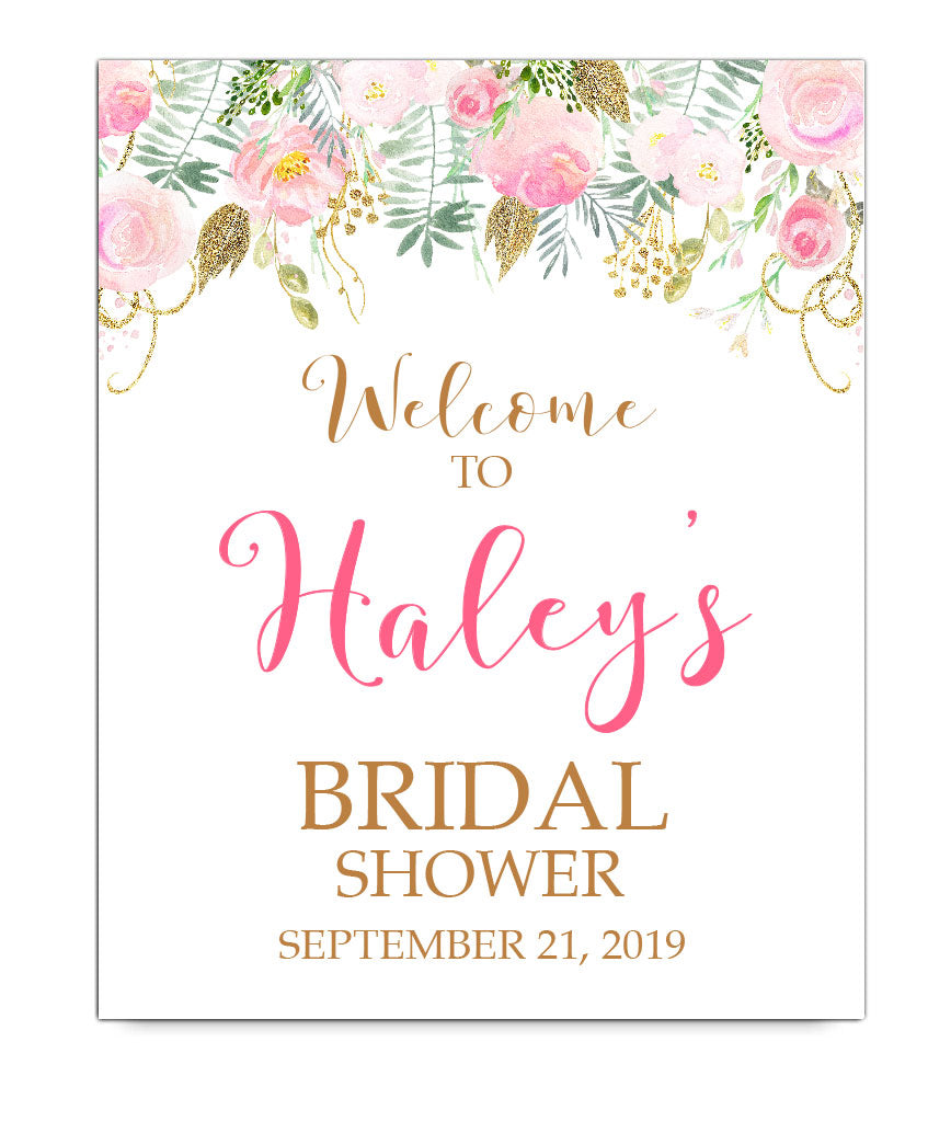 Bridal Shower Welcome Print - Hypolita Co.
