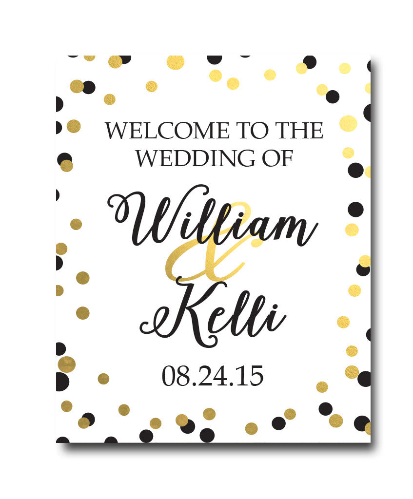 Wedding Welcome Print - Hypolita Co.