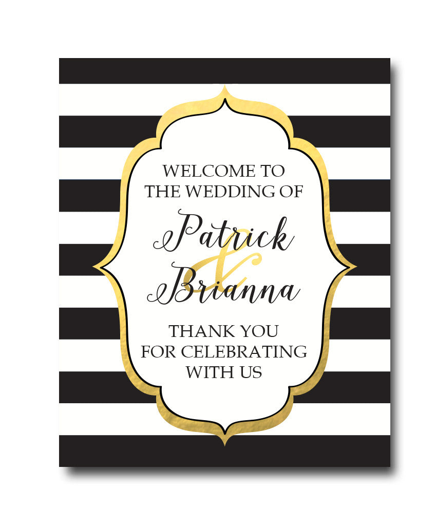 Wedding Welcome Print - Hypolita Co.